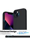 iPhone 14 Plus Uyumlu içi Kadife Lansman Silikon kılıf Full Koruma Sağlayan Kılıf