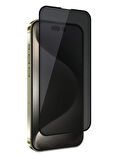 onopo Apple İphone 14 Pro Uyumlu Tam Kaplayan Anti Static Ultra Görünmezlik 3D Premium Cam Ekran Koruyucu