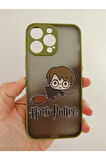 İPhone 14 Pro Max Uyumlu Kamera Korumalı Harry Potter Kılıf Tuşları Renkli Hux Kapak