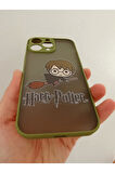 İPhone 14 Pro Max Uyumlu Kamera Korumalı Harry Potter Kılıf Tuşları Renkli Hux Kapak