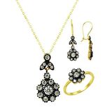 Bilezikhane Üçlü Set Papatyalar 7,94 Gram 14 Ayar Altın