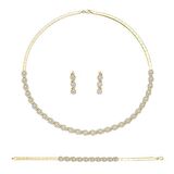 Bilezikhane 14 Ayar Çiçekli Dolunay Set 27.00 Gram