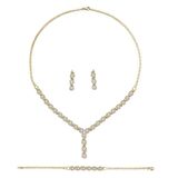 Bilezikhane 14 Ayar Çiçekli Salkımlı Set Zincirli 22.00 Gram