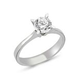 Bilezikhane Altın Tektaş Yüzük 3.15 Gram 14 Ayar Altın