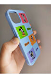 İPhone 14 Pro Uyumlu Mickey Mouse Tasarım Telefon Boyun Askılı Set Kılıf