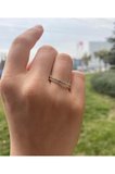 Baget Yarım Tur Altın Yüzük Crsdkm01 14yeni0054