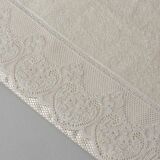 Linens Lace Pamuk 50x80 cm Yüz Havlusu Ekru