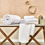 Taç Soft Tek Kişilik Yatak Alezi Beyaz