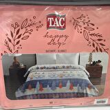 Taç Tekstil Çift Kişilik Polar Battaniye Gri - Mavi 220 x 240 cm
