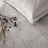 Linens Leaf Tek Kişilik Yatak Örtüsü Seti Vizon