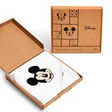 Lisanslı Disney Mickey Mouse Baby Pamuk Kese&Hooded Havlu Seti