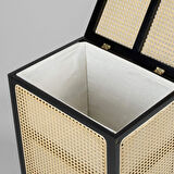 Linens Luther Çamaşır Sepeti 45x33x60 cm Siyah