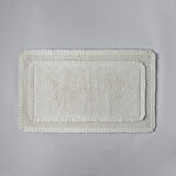 Linens Ruffle 60X100 cm Banyo Paspası Ekru