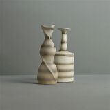 Linens Helix 22x10x16 cm Vazo Vizon Beyaz