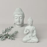 Linens Budha Portrait 11x10x16 cm Dekor Naturel