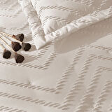 Linens Borneo Tek Kişilik Yatak Örtüsü Seti Taş
