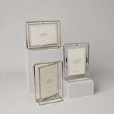 Linens Metal Linery 18x13 cm Çerçeve Gold