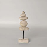 Linens Stone Ayaklı 10x7x29 cm Dekor Naturel