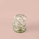 Linens Bale Vazo 17x17x20 cm Yeşil