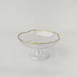 Linens Bubble Ayaklı Kase 23 cm Gold