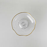 Linens Bubble Ayaklı Kase 23 cm Gold