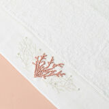 Linens Coral Bambu Yüz Havlusu 50x85 Cm Beyaz