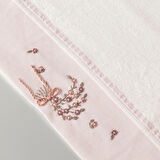 Linens Bella Bambu Yüz Havlusu 50X85 Cm Ekru