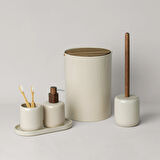 Linens Trina Banyo Tepsisi 25x12x2 Cm Krem