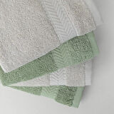 Linens Vita 4'lü Pamuk El havlusu Seti 33x33 Cm Haki/Gri