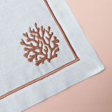 Linens Shell 2'li 35x45 cm Peçete Ekru Mercan