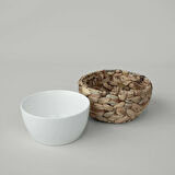 Linens Straw Porselen 16,5x9 cm Sunum Kasesi
