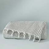 Taç Butik Göcek Pike Pamuk Çift Kişilik Pike Gri