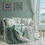 Taç Butik Göcek Pike Pamuk Çift Kişilik Pike Gri