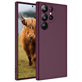 Gpack Samsung Galaxy S23 Ultra Kılıf Mara Lansman Silikon Mat Soft İçi Süet