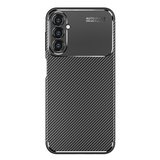 Gpack Samsung Galaxy A14 Kılıf Negro Karbon Kamera Korumalı Silikon Lüx