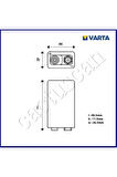 2 Adet 200mah Ni-mh 9v Ready To Use Şarjlı Pil