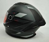 Mt Stinger 2 Zivze C2 V28B Şefaf Vizörlü Kapalı Motosiklet Kaskı - XL