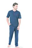 Pierre Cardin Erkek Kısa Kollu Penye Pijama