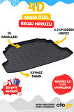 SKODA OCTAVIA III (5E) SEDAN A6-A7 2015 Birebir Uyumlu 4D Bagaj Havuzu