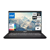 MSI Modern 14 C12MO-1039XTR i7-1255U 16 GB 1 TBSSD  Iris Xe Graphics 14" FHD Windows 11 Home Notebook C12MO-1039XTRAT8