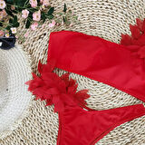 Tek Omuz Camellia Bikini