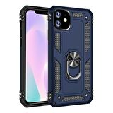 Smcase iPhone 11 Kılıf Vega Yüzüklü Standlı Kapak 