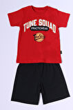 ERKEK ÇOCUK ŞORTLU TAKIM TUNE SQUAD BASKILI B81
