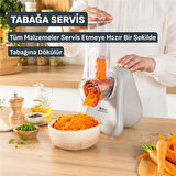 Tefal Fresh Express Rende Doğrayıcı - Açık Gri