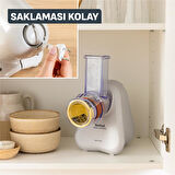 Tefal Fresh Express Rende Doğrayıcı - Açık Gri