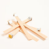 Ahşap Mum Fitili ve Yapışkanlı Fitil Sehpası 75 Adet ( 15mm x 100mm x 0,5mm )