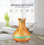 Ultrasonik Aroma Difüzörü Hava Nemlendirici Kokulu Uçucu Yağ Difüzör 550ML Kumandalı