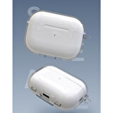 Gpack Apple Airpods Pro 2 Kılıf Şeffaf Sert Silikon Kancalı  İp SF16