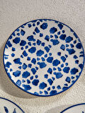 Handmade Trendy All in Blue 6 lı Pasta Seti 19 cm