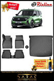 Ford Courier 2024 Ve Sonrası 3d Havuzlu Paspas & Bagaj Havuzu Seti ( Hediyeli ! )